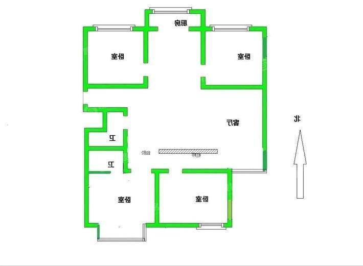 荣盛丽水花庭4室2厅2卫157㎡