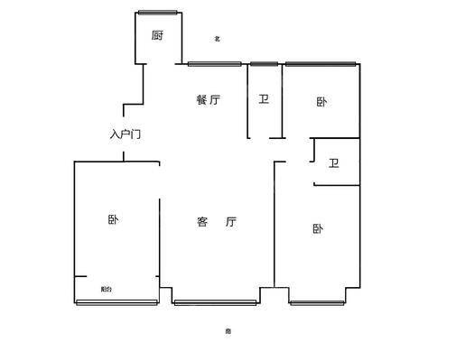 书香新苑3室2厅2卫131㎡