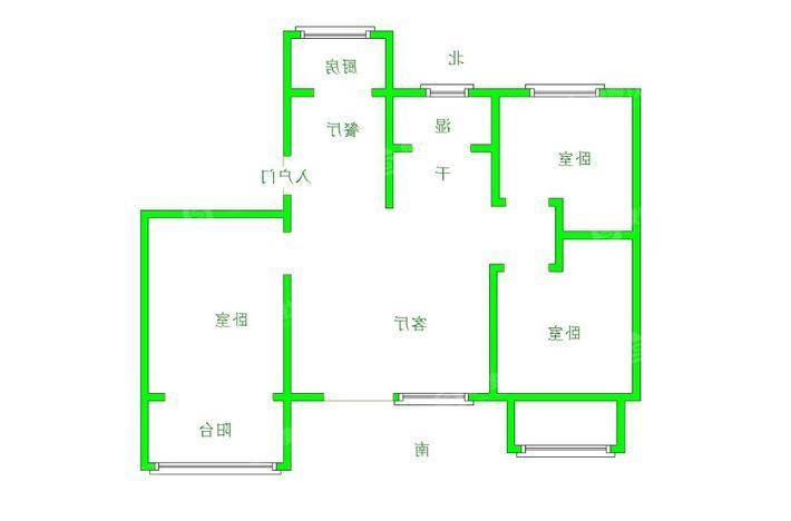 天成诚园三期3室2厅1卫104㎡
