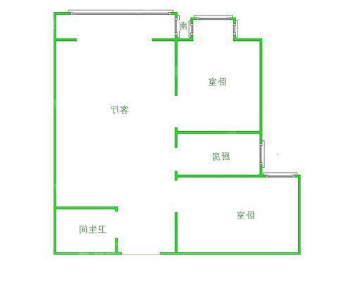 众和凤凰城2室2厅1卫94㎡
