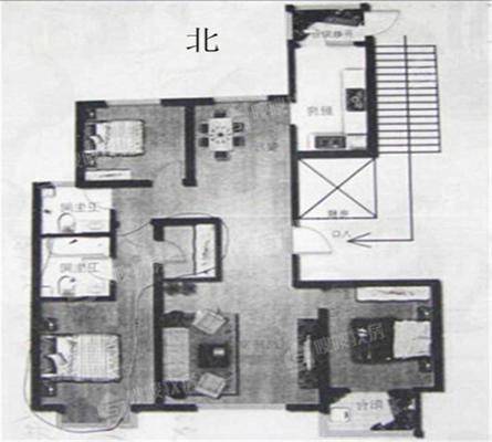 天成郡府南区3室2厅2卫135㎡