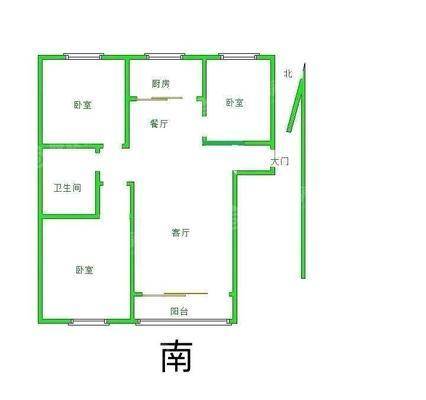 塞纳左岸3室2厅1卫127㎡