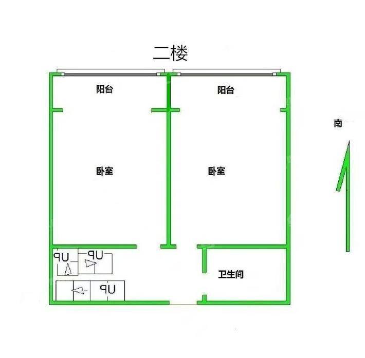 凤凰城（C区）2室2厅1卫117㎡