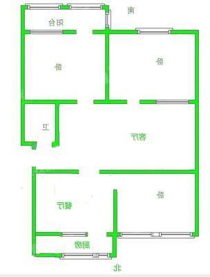 正达村3室2厅1卫92㎡