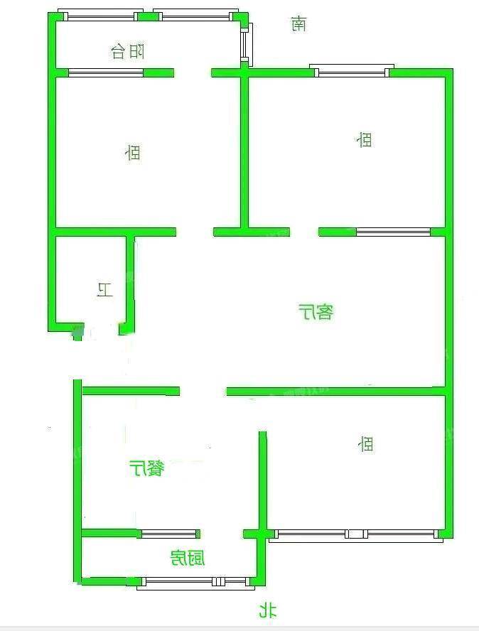 正达村3室2厅1卫92㎡