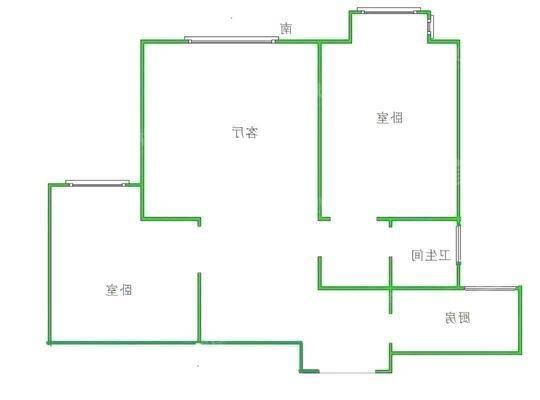 禧福荷堂B区2室2厅1卫81㎡
