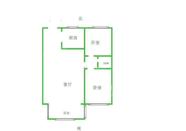 荣盛四季花语2室1厅1卫87㎡