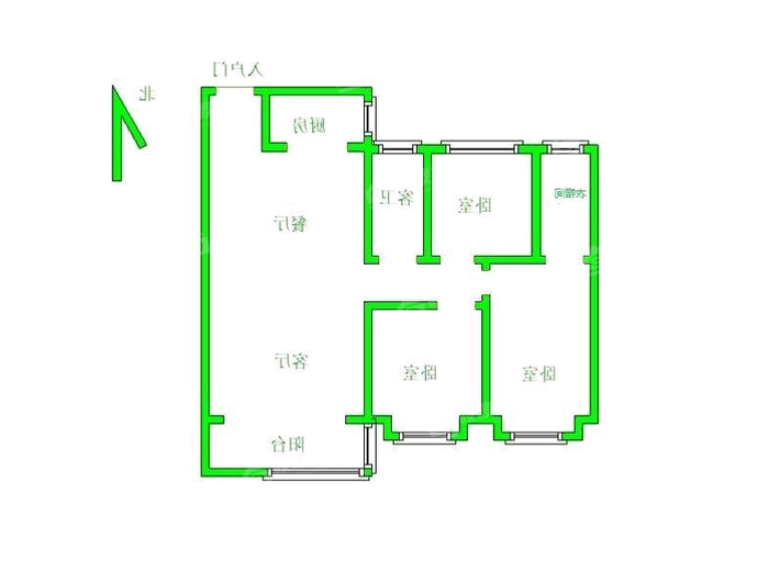 碧桂园江山印3室2厅2卫113㎡