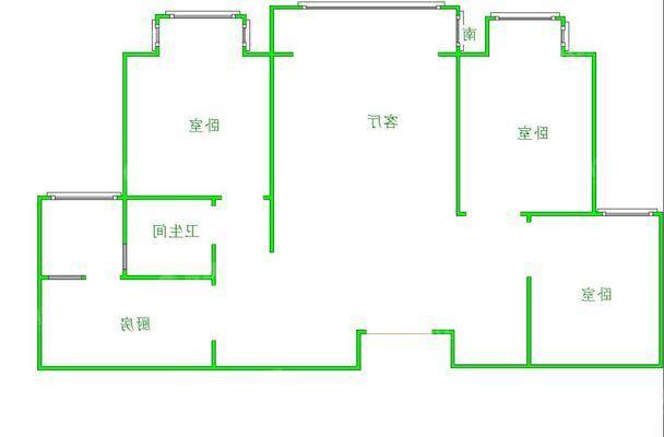 恒大悦府3室2厅1卫108㎡