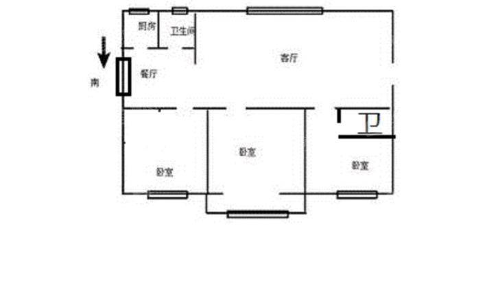 清华竹园3室2厅2卫140㎡