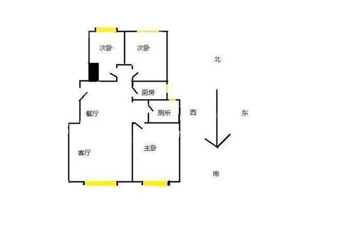 荣盛阿尔卡迪亚文承苑3室2厅1卫92㎡