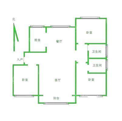荣盛香堤荣府3室2厅2卫128㎡
