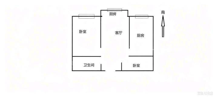 老八中宿舍楼（八中安置楼）3室1厅1卫73㎡