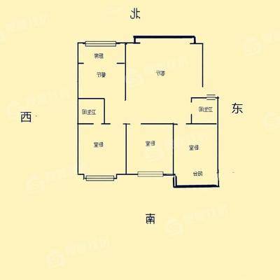 万泰阳光花园3室2厅2卫118㎡