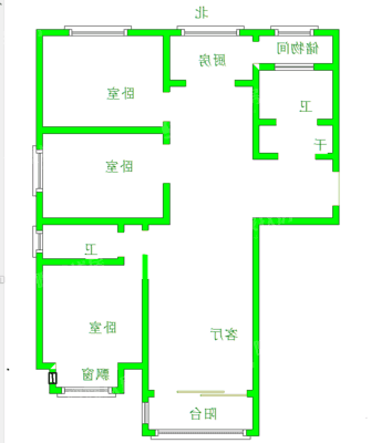 东方世纪家园3室2厅2卫125㎡