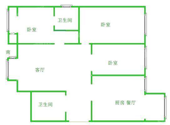 金鼎领域3室2厅2卫133㎡