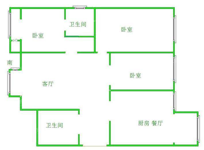 金鼎领域3室2厅2卫133㎡