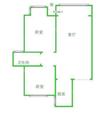 世纪家园2室2厅1卫93㎡