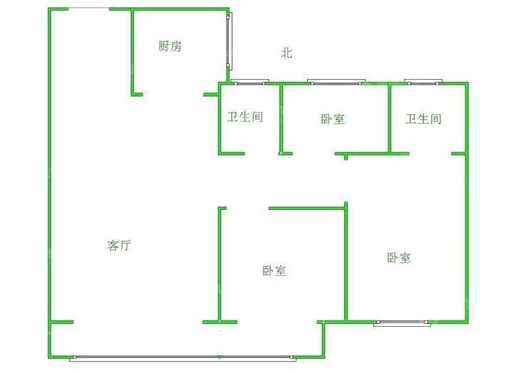 保利堂悦3室2厅2卫115㎡