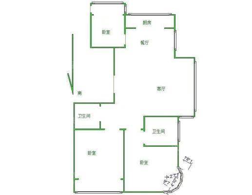 天成明月洲西区3室2厅2卫116㎡