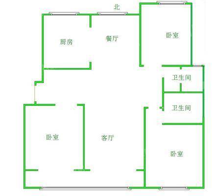 泰合荣盛华府（南区）3室2厅2卫139㎡
