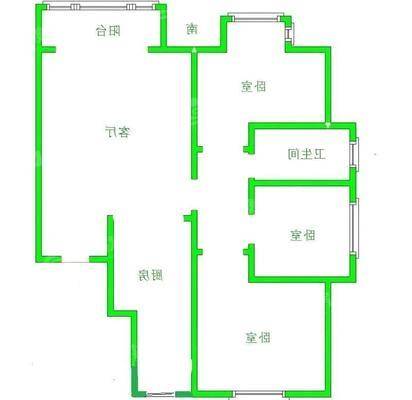 天成明月洲东区3室2厅2卫129㎡