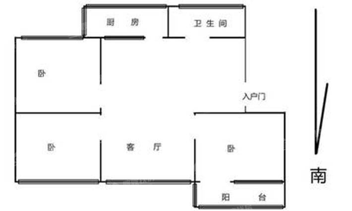 法院宿舍（水月寺）3室2厅1卫96㎡