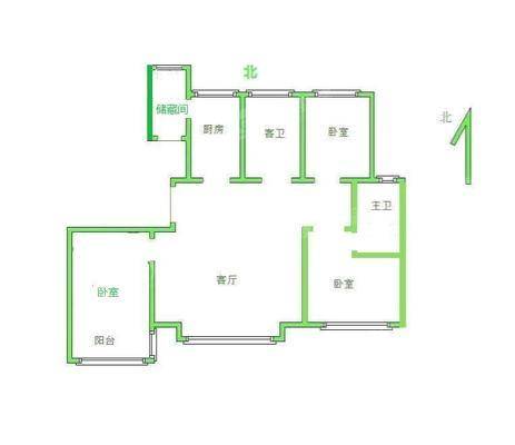 天成岭秀岭贤府3室2厅2卫145㎡