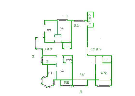 皇家壹里（C区）5室2厅2卫239㎡