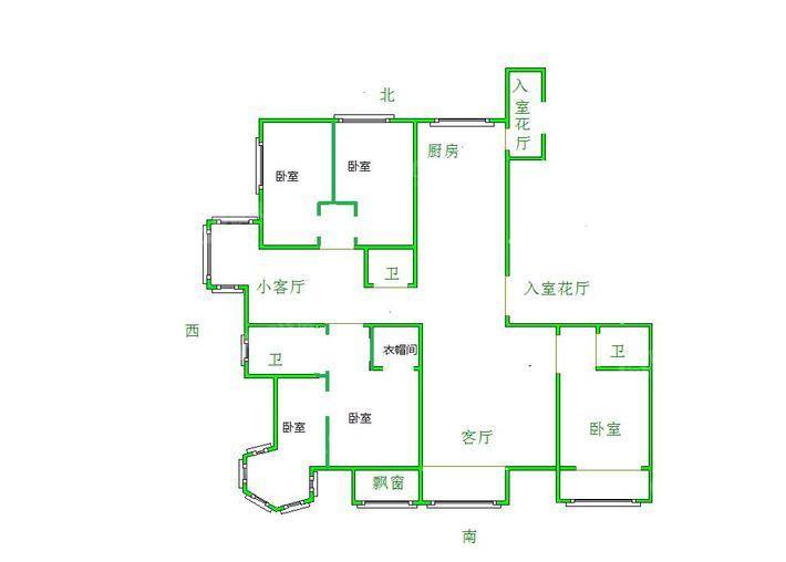 皇家壹里（C区）5室2厅2卫239㎡