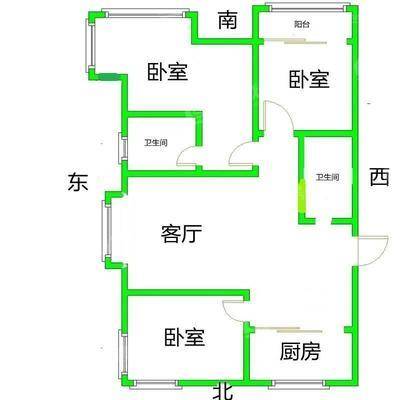 荣盛阿尔卡迪亚新儒苑3室2厅2卫130㎡