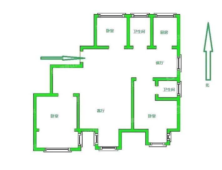 御宇国际三期（轩瑞苑）3室2厅2卫130㎡