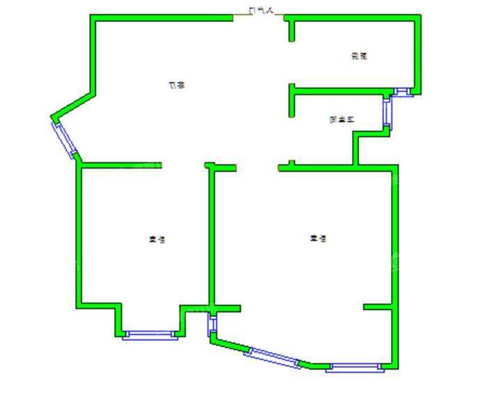 禧福荷堂D区2室1厅1卫61㎡
