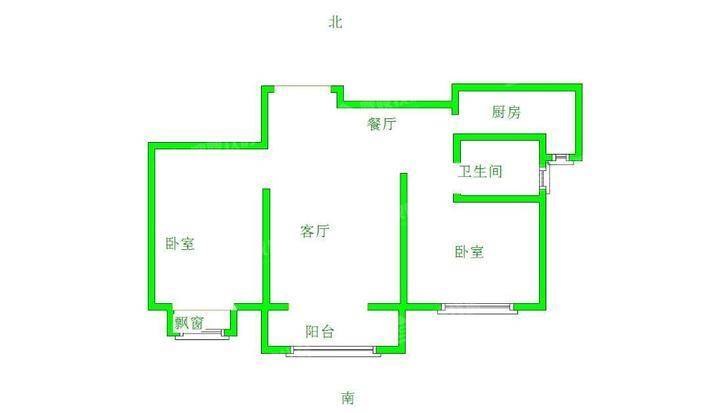 嘉禾一方一期2室2厅1卫97㎡
