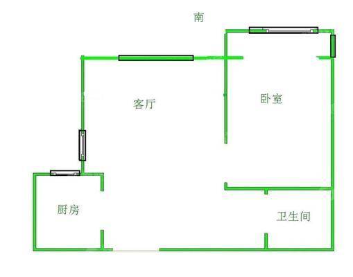 三里家园1室1厅1卫67㎡