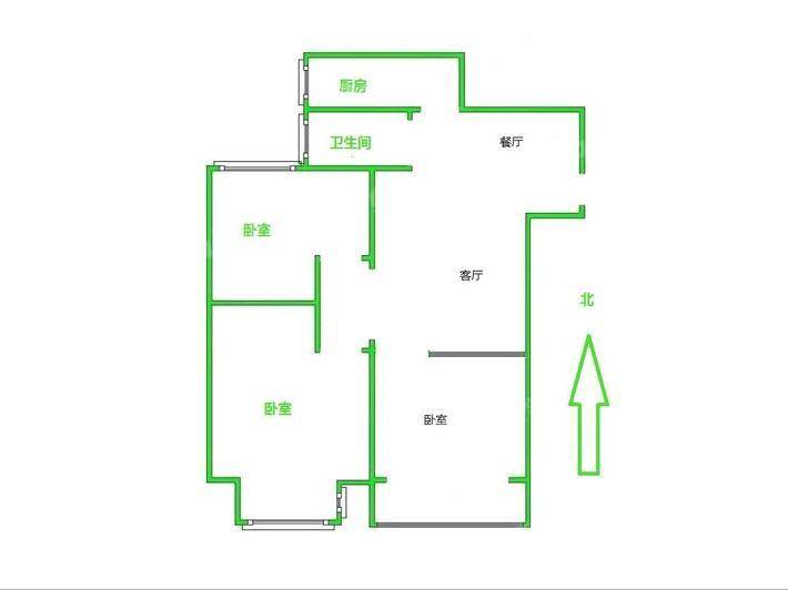 嘉禾一方一期3室1厅1卫98㎡