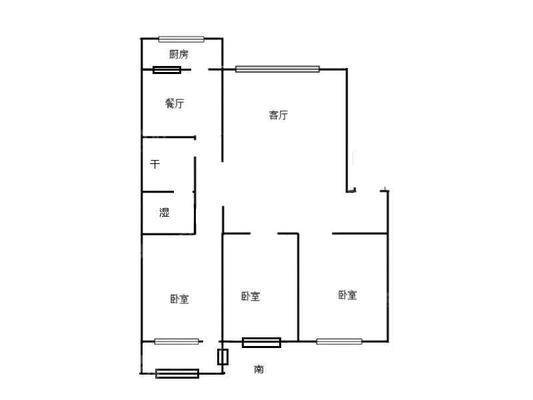 百合世嘉3室2厅2卫100㎡