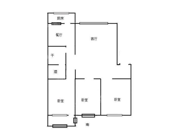 百合世嘉3室2厅2卫100㎡