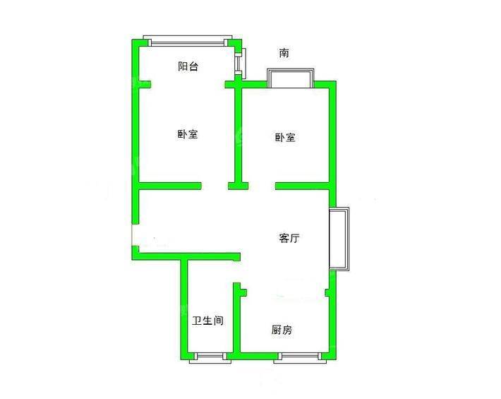 弘仁里2室2厅1卫77㎡