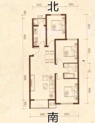 一世界回迁1-153室2厅1卫111㎡