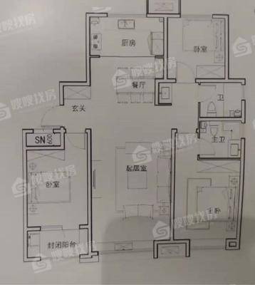 大运河新村（安运佳苑）3室2厅2卫123㎡