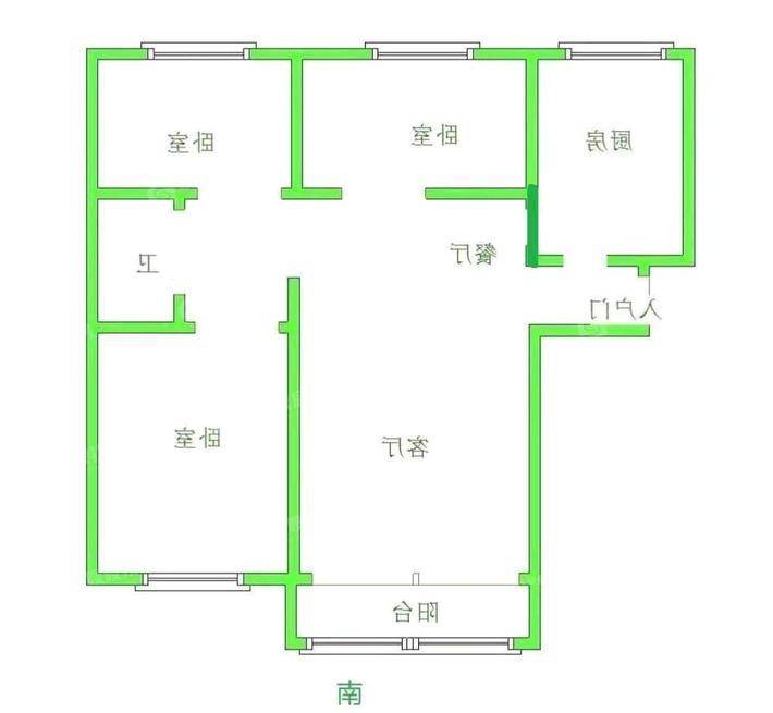 流津时代南区（9）3室1厅1卫108㎡