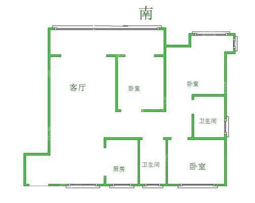 荣盛名邸3室2厅2卫125㎡