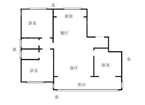 中梁观沧海3室2厅2卫122㎡