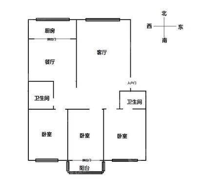 嘉福园小区3室2厅2卫134㎡