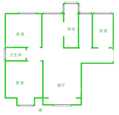 贻成御景国际3室2厅2卫162㎡