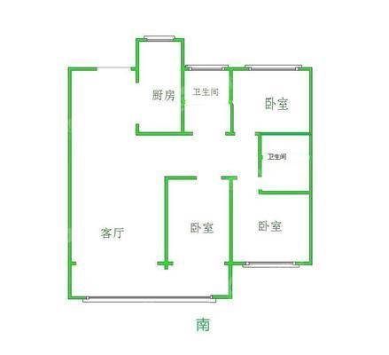 颐和君悦府3室2厅2卫107㎡