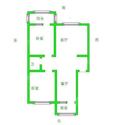 冷拉楼3室2厅1卫102㎡