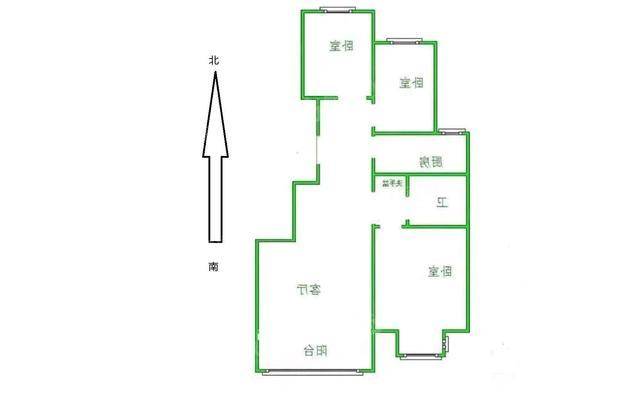 天成名著三期3室2厅1卫101㎡