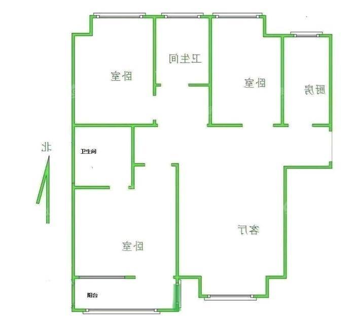 荣盛香堤荣府3室2厅1卫106㎡
